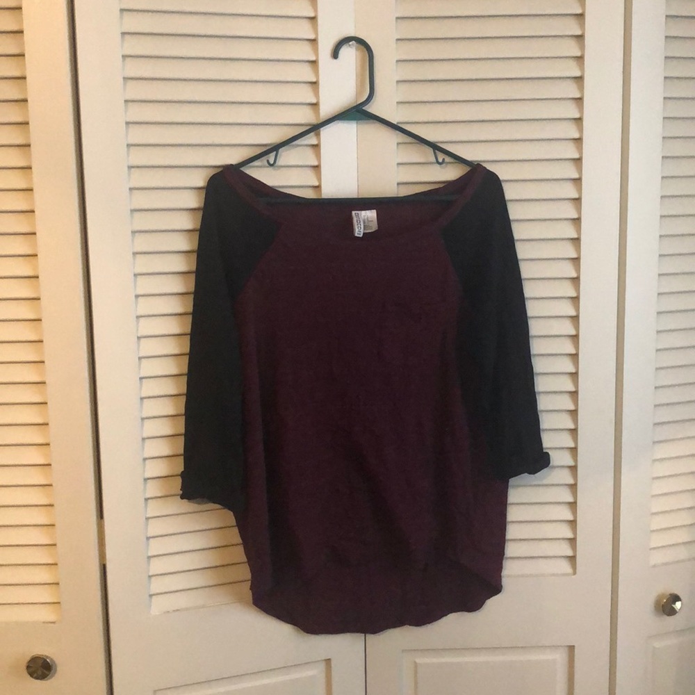 Divided Baseball Style Shirt